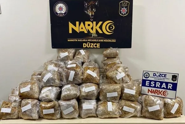 1670192887916.jpg Düzce’de kargo aracının içinde 65 kilodan fazla gram uyuşturucu yakalandı - 1