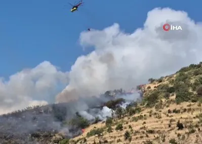 Şarköy’de makilik alanda yangın çıktı