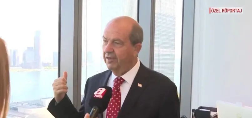 KKTC Cumhurbaşkanı Ersin Tatar A Haber'de: Başkan Erdoğan'ın BM konuşmasının tarihi bir anlamı vardır