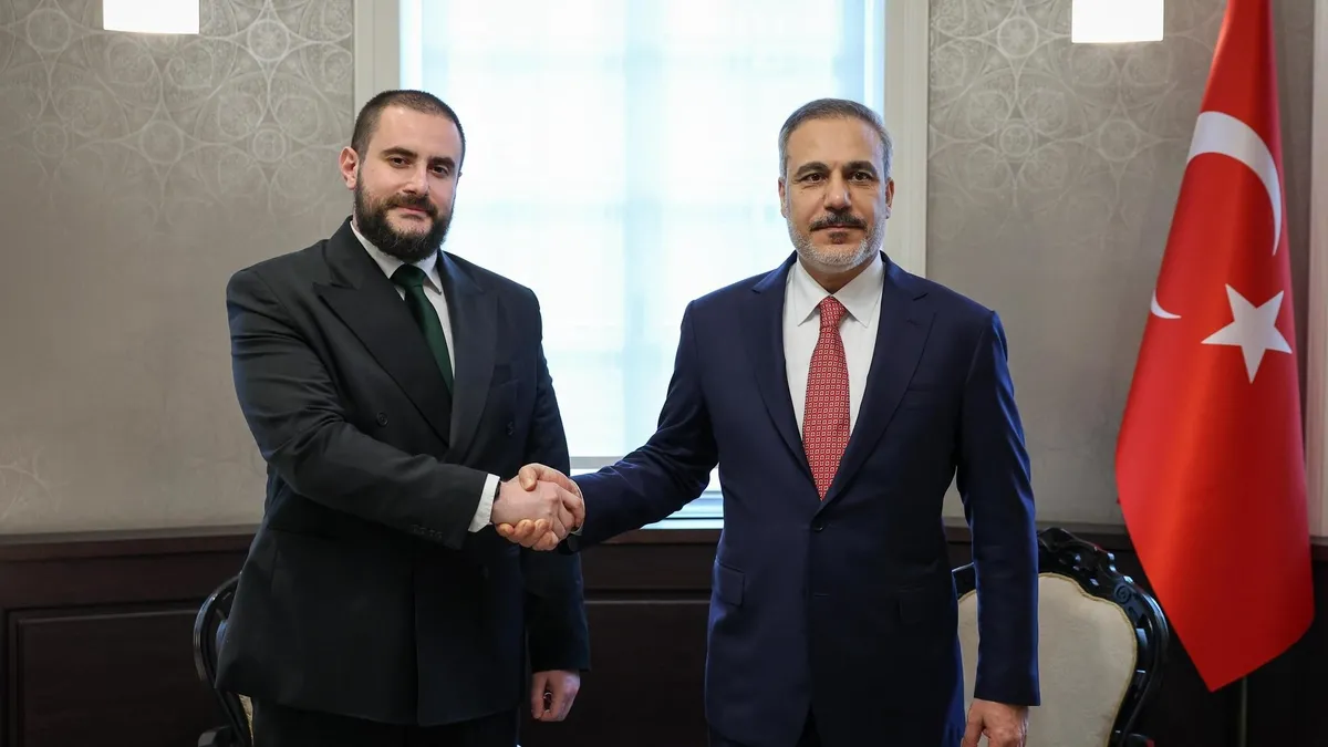 Bakan Fidan Sırbistan’da Devlet Bakanı Zukorlic ile görüştü