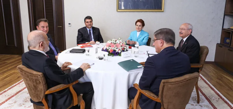 Altılı masanın altıncı görüşmesinden de aday ismi çıkmadı: 'Ortak aday' vurgusu