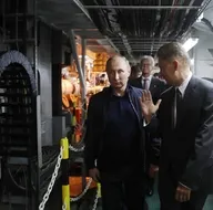 Putin, Türk Akımı boru hattının parçalarının birleştirilmesini izledi