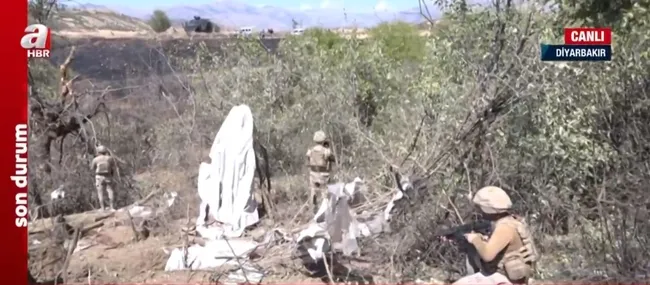 A Haber operasyonun yapıldığı bölgede! İşte teröristlerin saklandığı sığınak