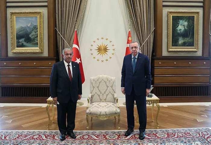 Son dakika: Başkan Erdoğan, KKTC Cumhuriyet Meclisi Başkanı Sennaroğlu'nu kabul etti - 1