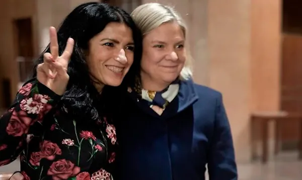 Terör örgütü PKK İsveç hükümetini çıkmaza soktu! PKK’lı vekil Amineh Kakabaveh İsveç Meclisi’ni işlemez hale getirdi