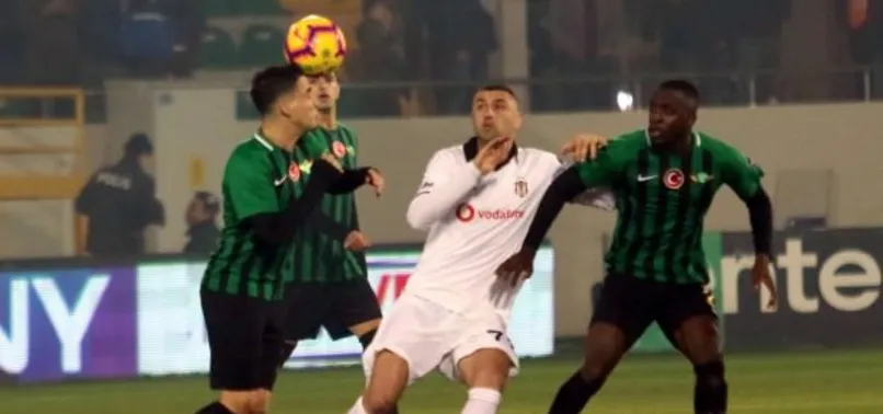 Akhisarspor-Beşiktaş maçında kural hatası