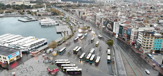 Meydanlar sessizliğe büründü! Üsküdar ve Kadıköy böyle görüntülendi