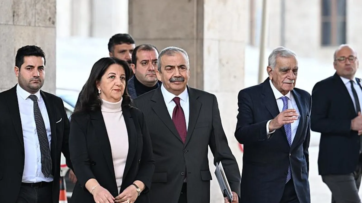 Ankara'da kritik görüşme! AK Parti ile DEM heyeti bir araya geldi