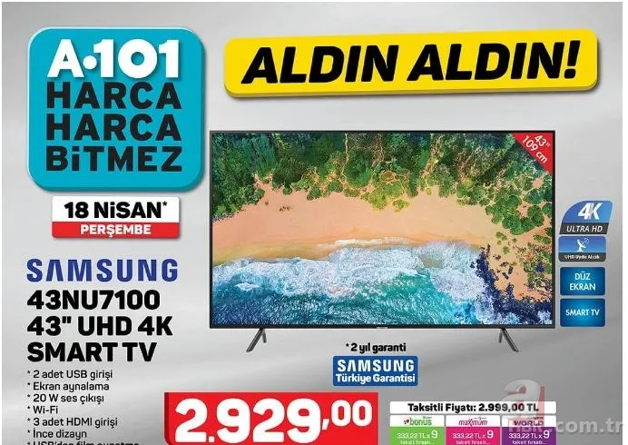 A101 aktüel ürünler kataloğu 18 Nisan yayında! A101 indirimli ürünler neler? 2