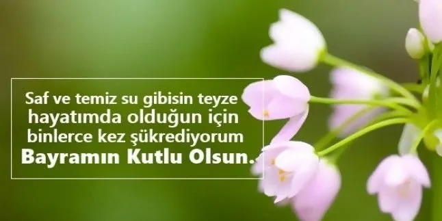 Sevgiliye bayram mesajları 2020! Sevgiliye Whatsapp Kurban Bayramı kutlama mesajları...