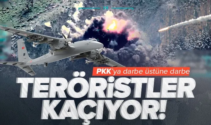 Teröristler Gare ve Kandil’e kaçıyor! PKK’ya darbe üstüne darbe