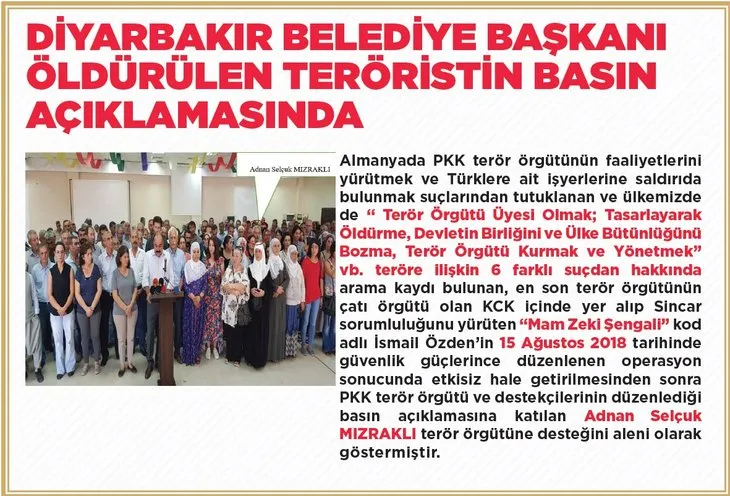 Görevden uzaklaştırılan Diyarbakır, Mardin ve Van Büyükşehir Belediye Başkanları’nın terör bağlantıları