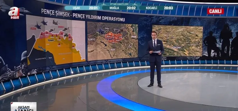 TSK tarafından Kuzey Irak’a yapılan Pençe Operasyonu’ndan yeni görüntüler