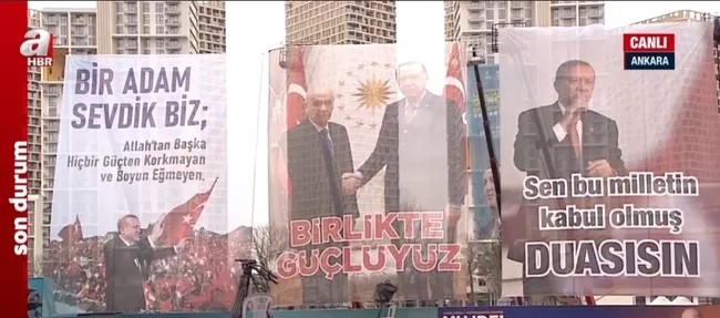 Yerel seçimlere 7 gün kaldı! Ankara’da AK Parti mitingi heyecanı