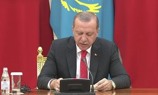 Cumhurbaşkanı Erdoğan, Kazakistan'da konuştu - 1