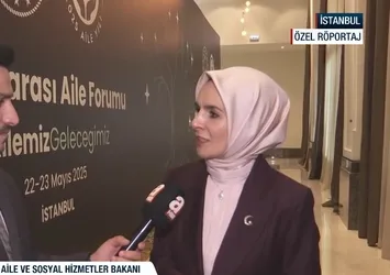 Aile ve Sosyal Hizmetler Bakanı Mahinur Özdemir Göktaş A Haber'de