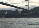 ABD savaş gemisi İstanbul Boğazından geçti