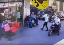Kahvehane önünde dehşet! Pompalıyla geri döndü: 2 yaralı