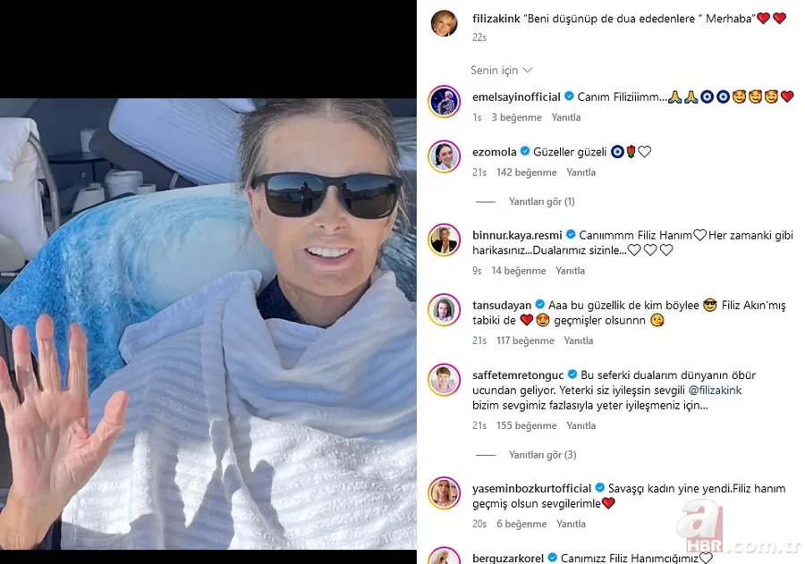 Taburcu olan Filiz Akın'dan sevindiren paylaşım! Yorum yağdırdılar... 5
