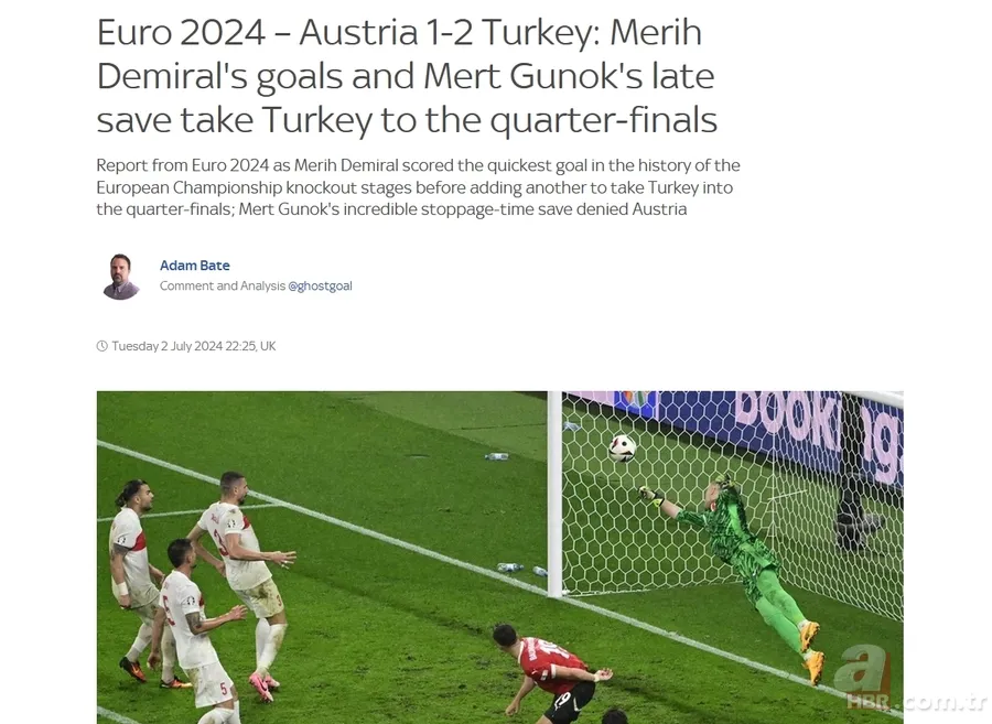 Dünya 'Bizim Çocuklar'ı konuşuyor! İşte Avusturya zaferinin manşetleri 11