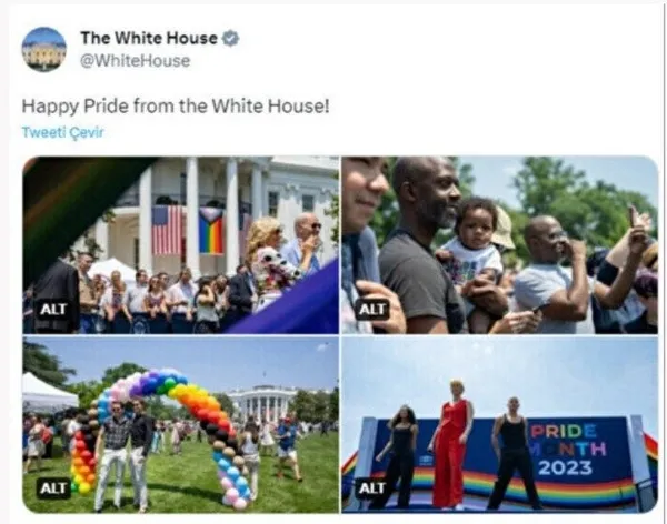 Beyaz Saray’da skandal LGBT etkinliği! ABD’den şok üstüne şok! Joe Biden’ın o görüntüleri tepki çekti...