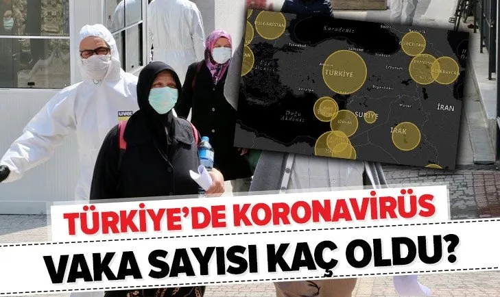 Corona Türkiye haritası canlı: Türkiye koronavirüs son durum! Türkiye'de corona virüsü nerede, hangi illerde var?