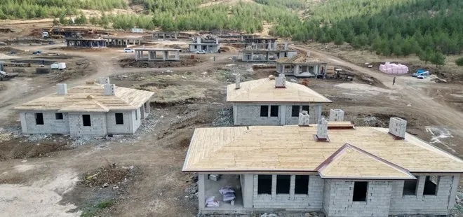 Asrın felaketinde yıkılmıştı! Gaziantep’teki köy evleri villaları aratmıyor