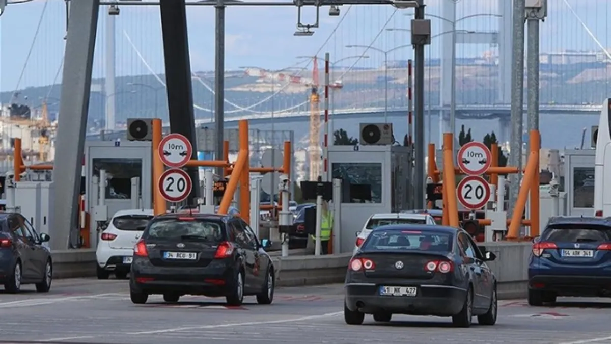 Köprü, otoyol ve tünellerin yeni ücret tarifesi netleşti!