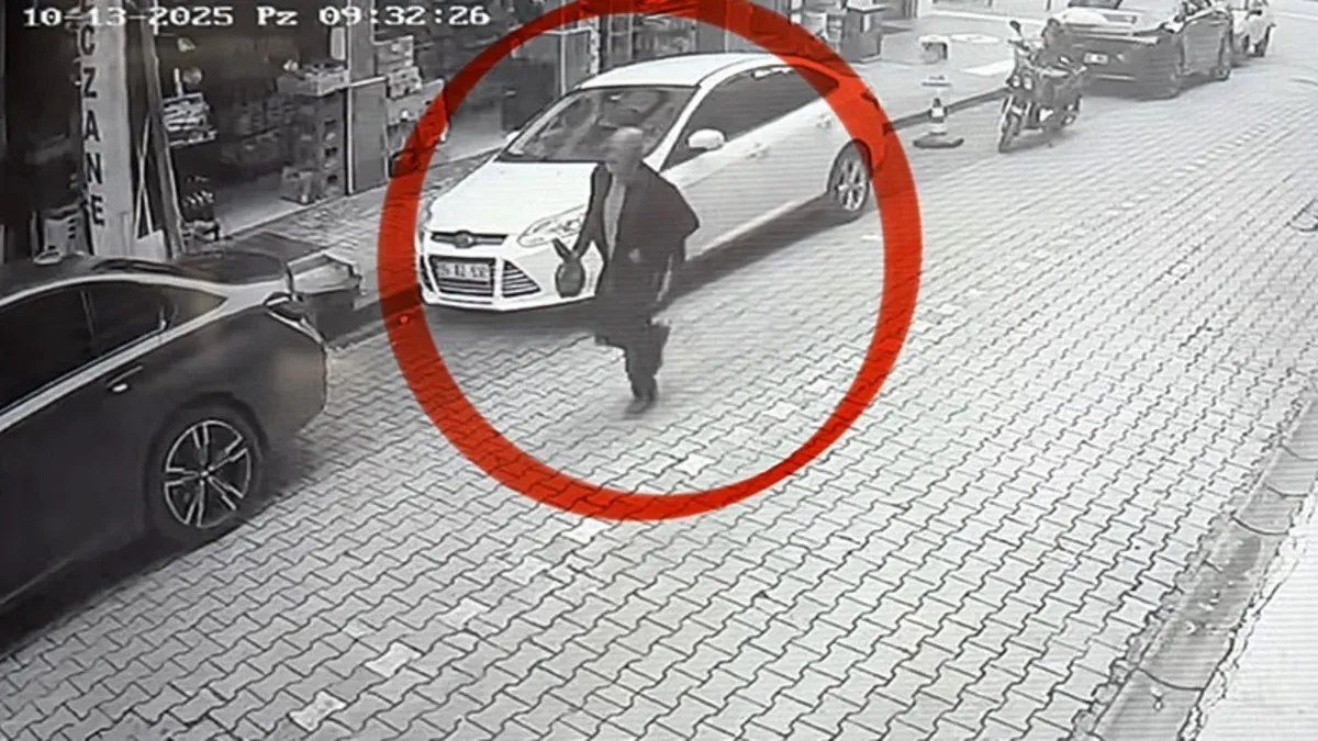 Samsun'da banka soygunu! Hırsızın görüntüsü kameralarda