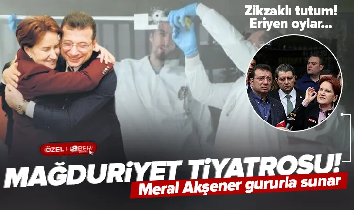 Mağduriyet tiyatrosu! Meral Akşener gururla sunar