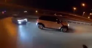 Kadıköy’deki zincirleme kaza kask kamerasında