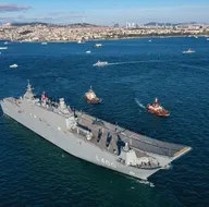 Başkan Erdoğan’ın sözleri manşet oldu! Yunanistan’da TCG Anadolu paniği