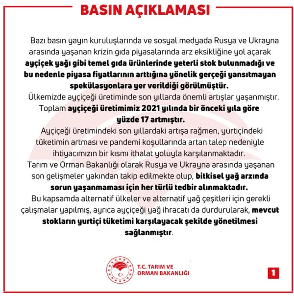 Son dakika: Tarım ve Orman Bakanı Vahit Kirişci'den ayçiçek yağı açıklaması! - 4