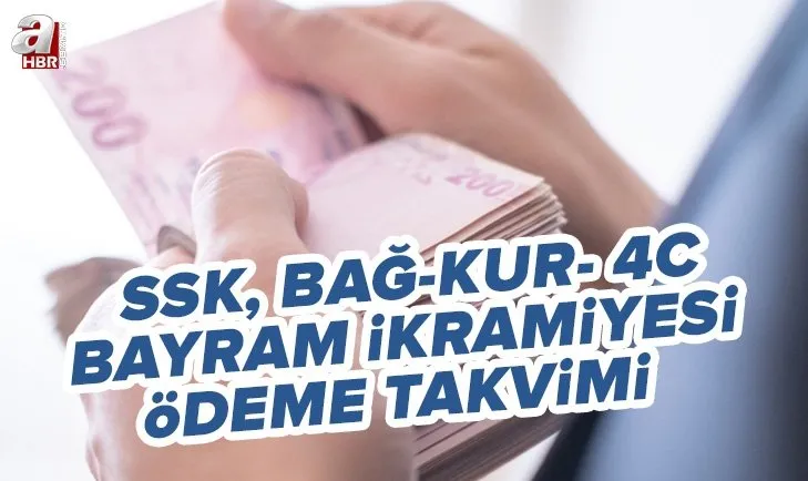 Emekli ikramiyesi ödeme takvimi: 2022 SSK, Bağ-Kur, 4C emekli bayram ikramiyesi ne zaman, hangi gün yatacak?