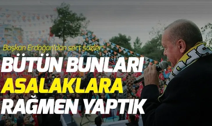 Son dakika: Başkan Erdoğan’dan Siirt mitinginde flaş açıklamalar