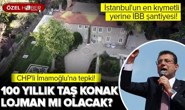 İstanbul’un en kıymetli yerine İBB şantiyesi!