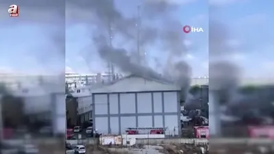 İkitelli’de sanayi sitesinde yangın