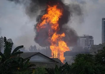 Malezya'da korkutan yangın: 112 kişi yaralandı