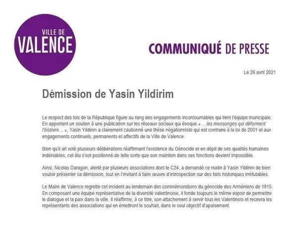 Fransa’da sözde soykırımı kınayınca istifaya zorlanan Yasin Yıldırım yaşadıklarını A Haber’e anlattı