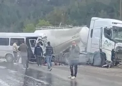 Antalya- Isparta karayolunda can pazarı: 7 kişi can verdi