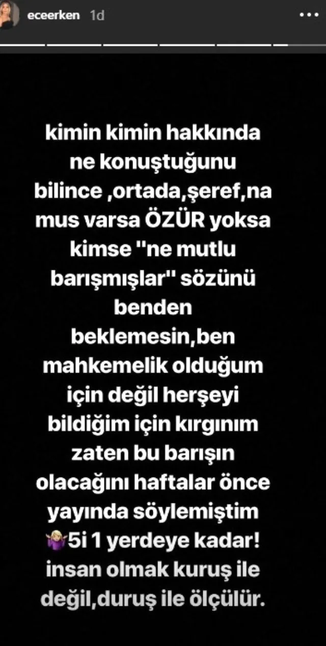 Ece Erken’den Demet Akalın ile barışan Alişan’a çok ağır sözler