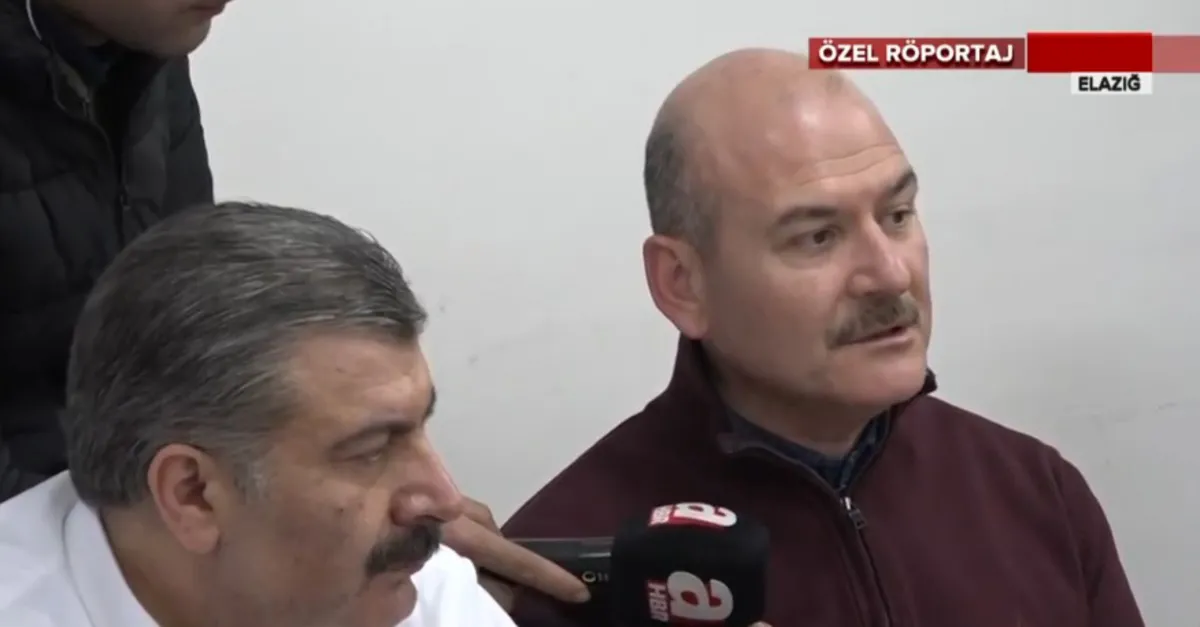 İçişleri Bakanı Süleyman Soylu'dan flaş Elazığ depremi açıklaması! Son bilançoyu açıkladı