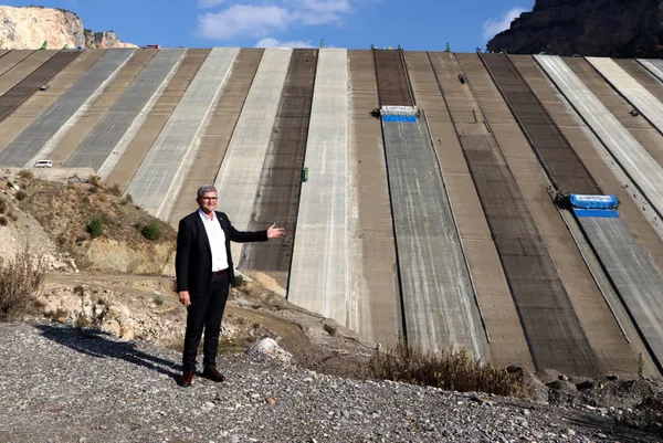 Pamukluk Barajı’nın inşa çalışmaları son sürat devam ediyor