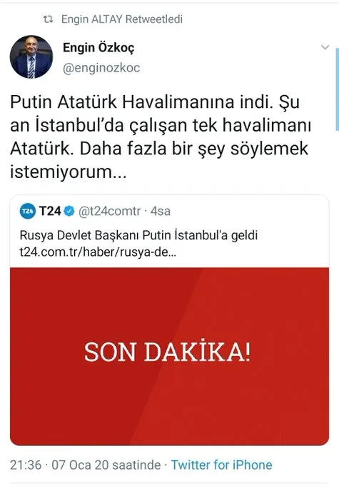 İstanbul Havalimanı’nı hazmedemeyenler yalana ve iftiraya sarıldı