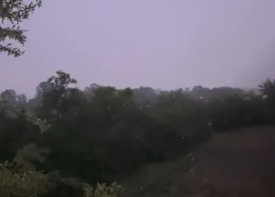 Bolu’da şimşekler geceyi aydınlattı