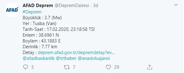 Son dakika: Van'da peş peşe korkutan depremler - 2