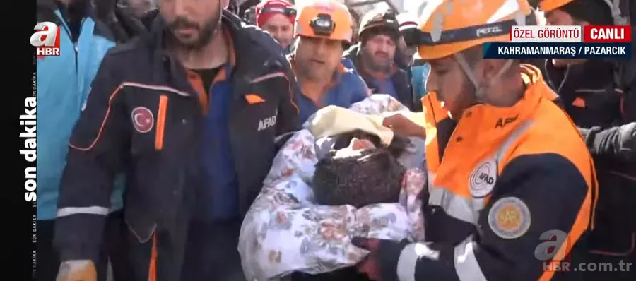 Yüzyılın deprem felaketinde peş peşe MUCİZE haberleri! A Haber ekipleri görüntüledi 18