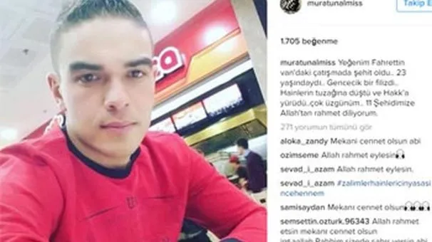 Murat Ünalmış'ın yeğeni şehit oldu - 1