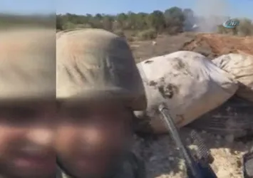 YPG'nin cephaneliği böyle havaya uçuruldu