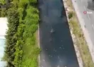 Küçüksu deresinin içler acısı hali havadan görüntülendi!